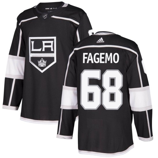 Samuel Fagemo Los Angeles Kings Authentic Home Adidas Jersey - Black