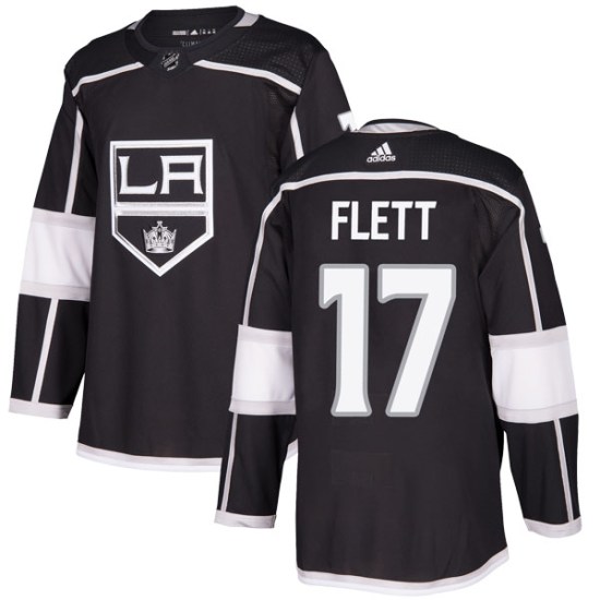 Bill Flett Los Angeles Kings Authentic Home Adidas Jersey - Black