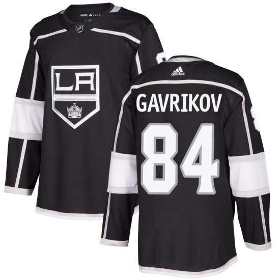 Vladislav Gavrikov Los Angeles Kings Authentic Home Adidas Jersey - Black