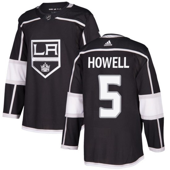 Harry Howell Los Angeles Kings Authentic Home Adidas Jersey - Black