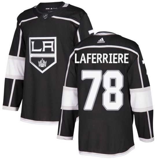Alex Laferriere Los Angeles Kings Authentic Home Adidas Jersey - Black
