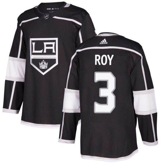 Matt Roy Los Angeles Kings Authentic Home Adidas Jersey - Black