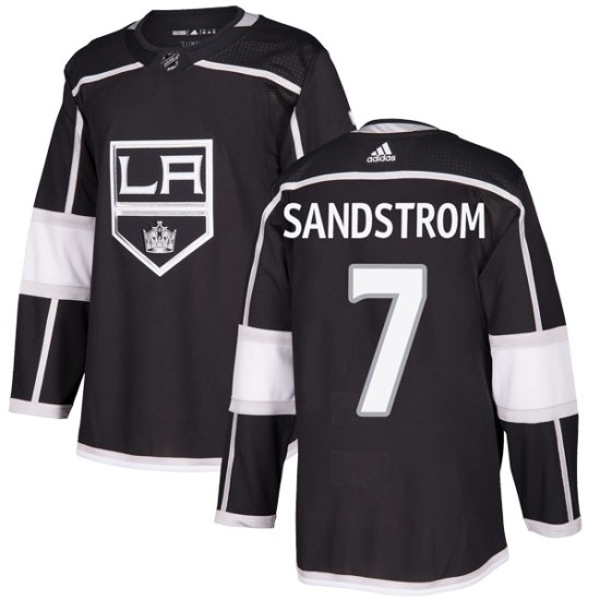 Tomas Sandstrom Los Angeles Kings Authentic Home Adidas Jersey - Black