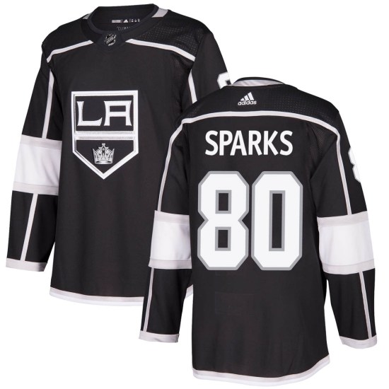 Garret Sparks Los Angeles Kings Authentic Home Adidas Jersey - Black