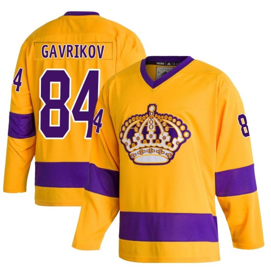 Vladislav Gavrikov Los Angeles Kings Authentic Classics Adidas Jersey - Gold