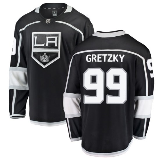Wayne Gretzky Los Angeles Kings Breakaway Home Fanatics Branded Jersey - Black