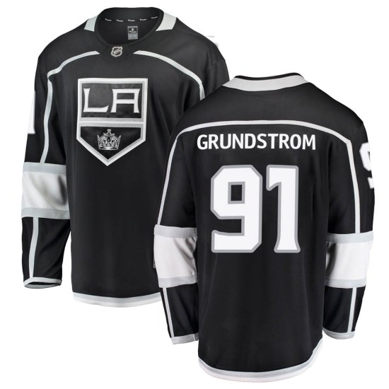 Carl Grundstrom Los Angeles Kings Breakaway Home Fanatics Branded Jersey - Black