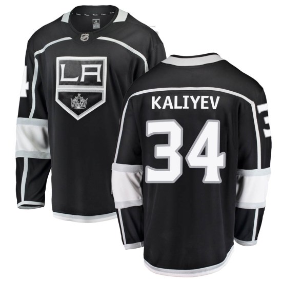 Arthur Kaliyev Los Angeles Kings Breakaway Home Fanatics Branded Jersey - Black