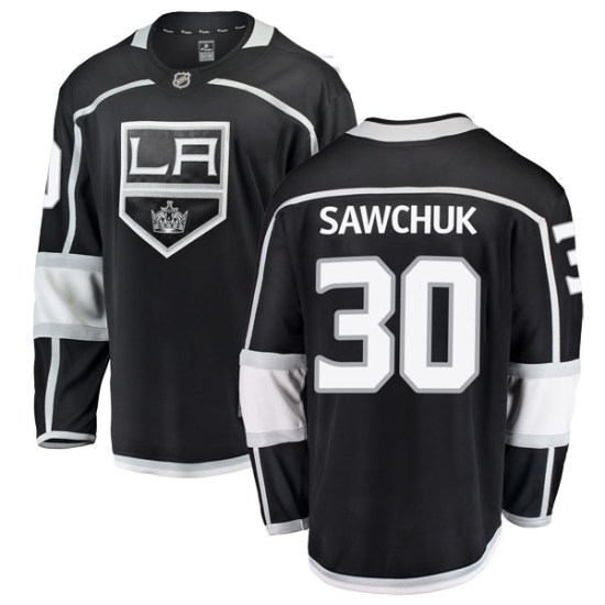 Terry Sawchuk Los Angeles Kings Breakaway Home Fanatics Branded Jersey - Black