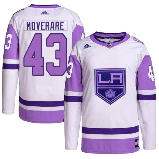 Jacob Moverare Los Angeles Kings Youth Authentic Hockey Fights Cancer Primegreen Adidas Jersey - White/Purple