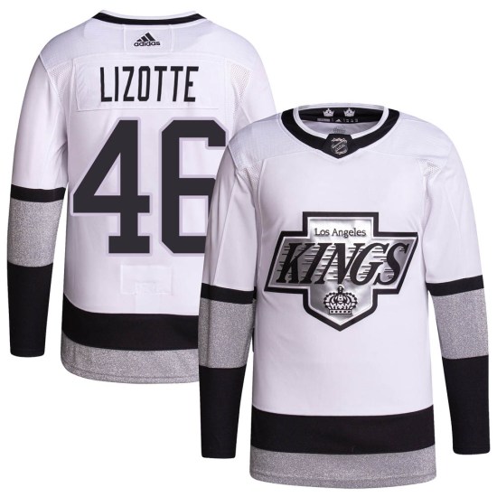 Blake Lizotte Los Angeles Kings Authentic 2021/22 Alternate Primegreen Pro Player Adidas Jersey - White