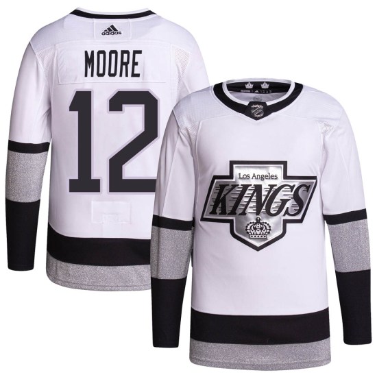 Trevor Moore Los Angeles Kings Authentic 2021/22 Alternate Primegreen Pro Player Adidas Jersey - White
