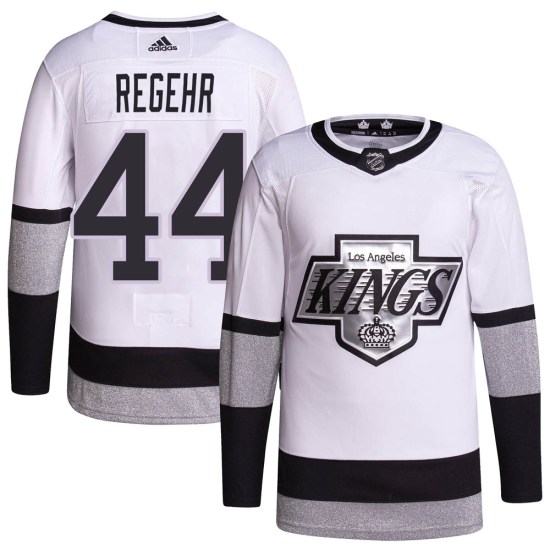 Robyn Regehr Los Angeles Kings Authentic 2021/22 Alternate Primegreen Pro Player Adidas Jersey - White