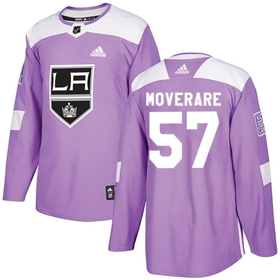 Jacob Moverare Los Angeles Kings Youth Authentic Fights Cancer Practice Adidas Jersey - Purple