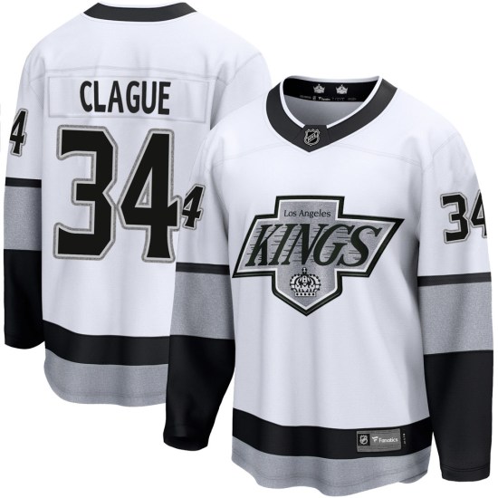Kale Clague Los Angeles Kings Premier Breakaway Alternate Fanatics Branded Jersey - White