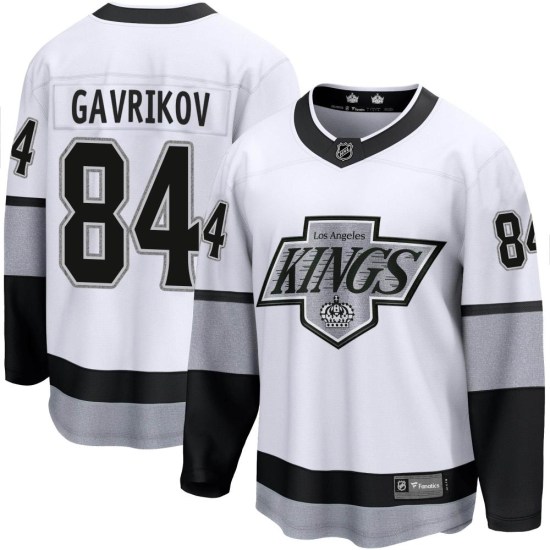 Vladislav Gavrikov Los Angeles Kings Premier Breakaway Alternate Fanatics Branded Jersey - White