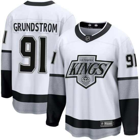 Carl Grundstrom Los Angeles Kings Premier Breakaway Alternate Fanatics Branded Jersey - White
