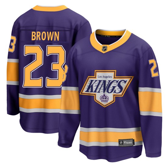 Dustin Brown Los Angeles Kings Youth Breakaway 2020/21 Special Edition Fanatics Branded Jersey - Purple