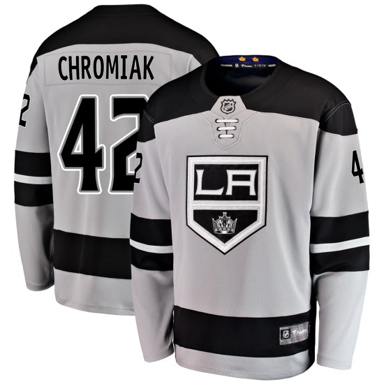 Martin Chromiak Los Angeles Kings Breakaway Alternate Fanatics Branded Jersey - Gray
