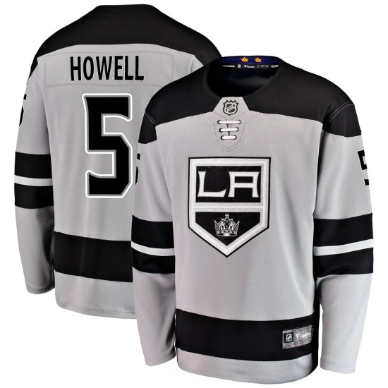 Harry Howell Los Angeles Kings Breakaway Alternate Fanatics Branded Jersey - Gray