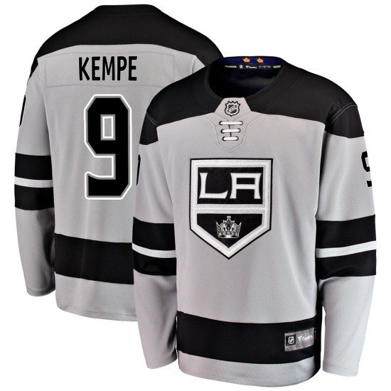 Adrian Kempe Los Angeles Kings Breakaway Alternate Fanatics Branded Jersey - Gray