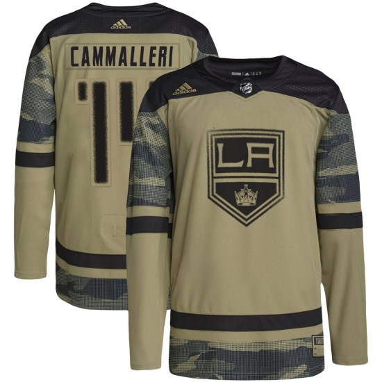 Mike Cammalleri Los Angeles Kings Authentic Military Appreciation Practice Adidas Jersey - Camo